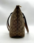 Coach Brown Leather Gallery Tote Bag F79609