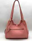 Coach Rose Pebbled Leather Bolsa Lori Shoulder Bag C4824