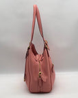 Coach Rose Pebbled Leather Bolsa Lori Shoulder Bag C4824