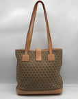 Dooney & Bourke Tan & Brown Monogram Canvas Vintage Tote