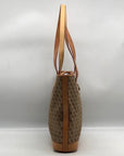Dooney & Bourke Tan & Brown Monogram Canvas Vintage Tote