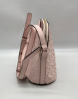 Kate Spade Pink Hollie Spade Embossed Leather Dome Crossbody Bag