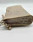 Brahmin Tiramisu Leather & Polyester Daisy Elegant Structured Clutch