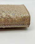 Brahmin Tiramisu Leather & Polyester Daisy Elegant Structured Clutch
