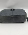 Tory Burch Bluestone Leather Mcgraw Embossed Camera Bag