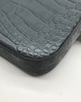 Tory Burch Bluestone Leather Mcgraw Embossed Camera Bag
