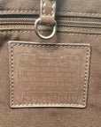 Coach Signature Khaki Canvas Devin Shoulder Bag F28503