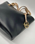 Michael Kors Black Leather Tote Bag
