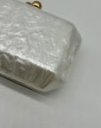 I.N.C. Pearl Acrylic Box Clutch Bag
