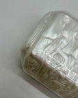I.N.C. Pearl Acrylic Box Clutch Bag