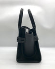 Michael Kors Black Saffiano Leather Carmen Convertible Satchel With Matching Wallet