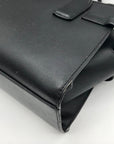 Michael Kors Black Saffiano Leather Carmen Convertible Satchel With Matching Wallet