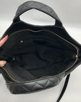 Like Dreams Black Quilted Juliet Medium Crossbody Bag