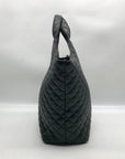 Like Dreams Black Quilted Juliet Medium Crossbody Bag