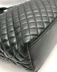 Like Dreams Black Quilted Juliet Medium Crossbody Bag