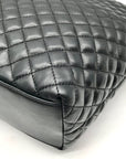 Like Dreams Black Quilted Juliet Medium Crossbody Bag