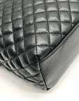 Like Dreams Black Quilted Juliet Medium Crossbody Bag