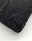 Kipling Black Noir Nylon Multipocket Angie Shoulder Bag