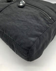 Kipling Black Noir Nylon Multipocket Angie Shoulder Bag