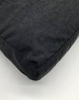 Kipling Black Noir Nylon Multipocket Angie Shoulder Bag
