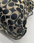 Coach Ashely Black Signature Satchel Bag F15510