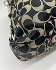 Coach Ashely Black Signature Satchel Bag F15510