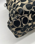 Coach Ashely Black Signature Satchel Bag F15510