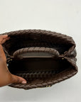 JW PEI Brown Leather Crossbody Bag