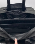 Tumi Black Ballistic Nylon 2-Wheeled Multi-Use Briefcase