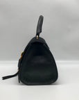 See by Chloé Joan Ladylike Black Leather & Suede Top Handle Satchel