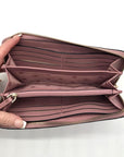 Kate Spade Pink Floral Pebbled Leather Continental Wallet