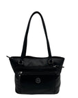 Giani Bernini Black FauxLeather Medium Shoulder Bag