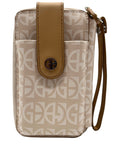 Giani Bernini Neutral Signature Phone Pouch Wallet Crossbody