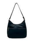 Giani Bernini Sleek Black Nappa Leather Shoulder Bag