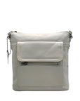 Giani Bernini White Nappa Leather Venice Crossbody Bag