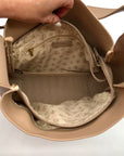 Like Dreams Taupe Big City Grace Shoulder Bag