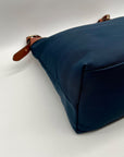 Dooney & Bourke Blue Nylon Large Erica Shoulder Bag