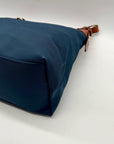 Dooney & Bourke Blue Nylon Large Erica Shoulder Bag