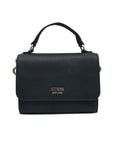 Guess Black Mini Lyndi Mini Flap Crossbody Bag