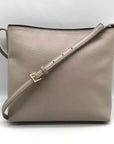 Kate Spade Gray and Black Pebbled Leather Chester Street Dessi Crossbody