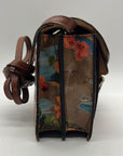 Patricia Nash French Riviera Print Leather Crossbody