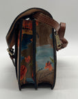 Patricia Nash French Riviera Print Leather Crossbody