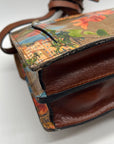 Patricia Nash French Riviera Print Leather Crossbody