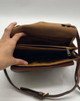 Patricia Nash French Riviera Print Leather Crossbody