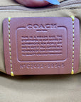 Coach Jacquard Fabric And Pebbled Leather 2Way Satchel