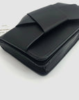On 34th Black Rosemari Clutch