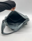 Light Blue Leather Fossil Kinley Crossbody Bag