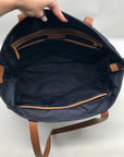 Michael Kors Blue Nylon Kelsey Tote Bag