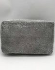 I.N.C. International Concepts Silver Mesh Crystal Hobo Bag