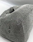 I.N.C. International Concepts Silver Mesh Crystal Hobo Bag